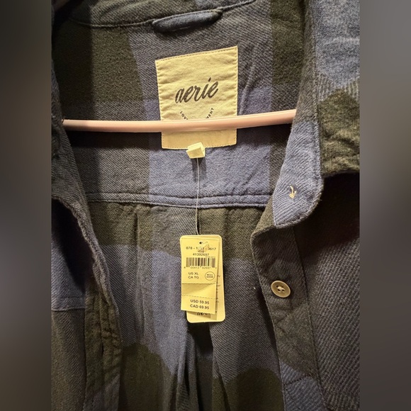 Aerie Anytime Fave Flannel Shirt - Picture 4 of 4
